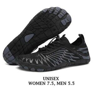 Hike Footwear - Lorax Pro - Unisex, Barefoot shoes-Black. Size:W:7.5/M: 5.5. NIB